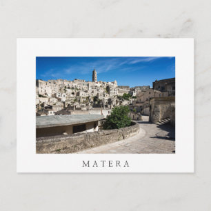 De stad Sassi di Matera Briefkaart