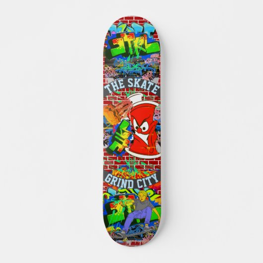 De stad Schaats Grind Skateboard (Voorkant)
