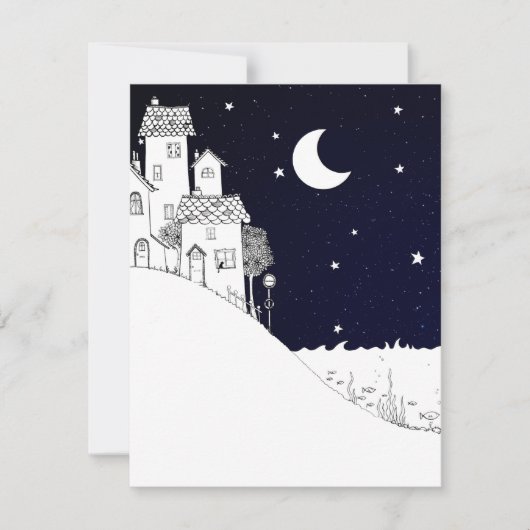 De stad Seaport - uitnodigingen en aankondigingen (Voorkant)