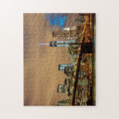 De stad skyline brooklyn bridge legpuzzel (Verticaal)