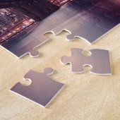 De stad skyline brooklyn bridge legpuzzel (Zijkant)