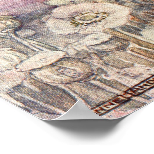 De stad Slaap door Anne Anderson Poster (Hoek)