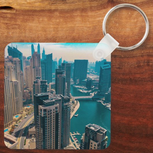 De stad sleutelhanger (Achterkant)