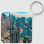 De stad sleutelhanger (Achterkant)