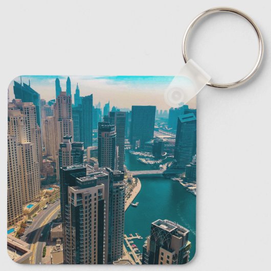 De stad sleutelhanger (Achterkant)