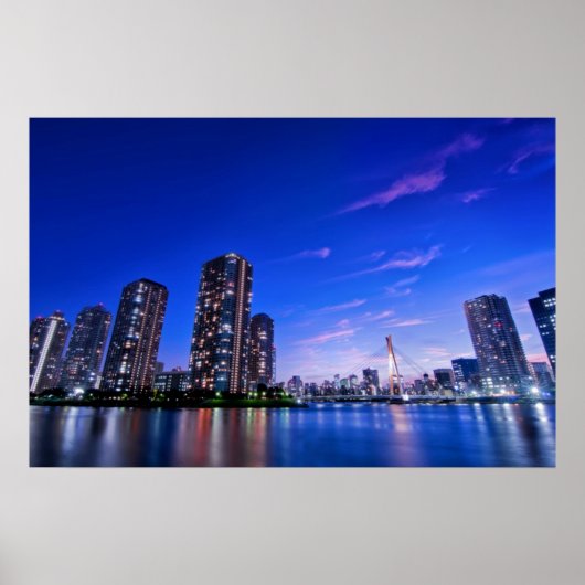 De stad Tokio Poster (Voorkant)