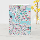 De stad van Amsterdam Kaart (Gele Bloem)