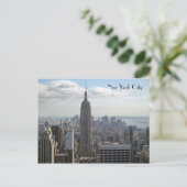 De Stad van New York Briefkaart (Staand voorkant)
