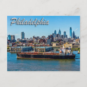 De stad van Philadelphia Briefkaart