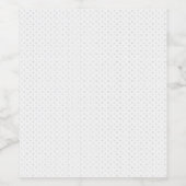 De stad Wijn, White Wijn Etiket (Enkel label)