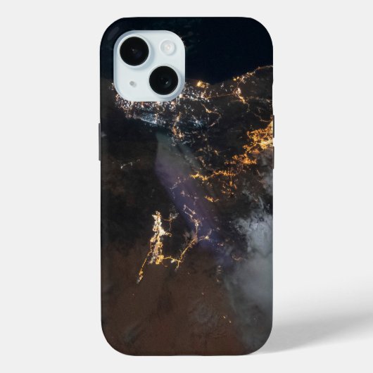 De stadslichten van Jazan en zijn buitenwijken Case-Mate iPhone Case (Achterkant)