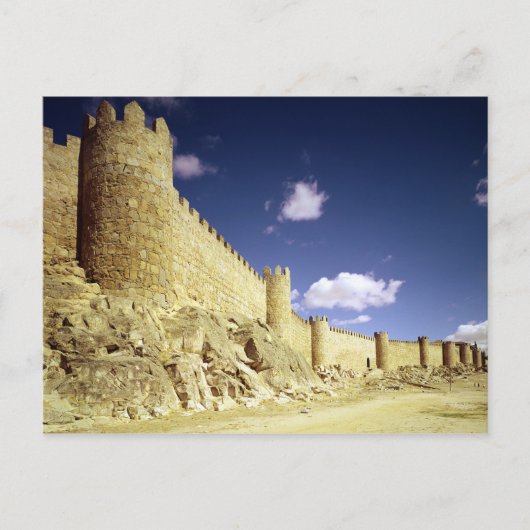 De stadsmuren briefkaart (Voorkant)