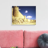 De stadsmuren canvas afdruk (Insitu (Woonkamer))