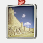 De stadsmuren metalen ornament (Links)