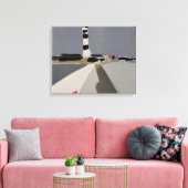 de stael le phare, 1953, Nicolas de Staël Canvas Afdruk (Insitu (Woonkamer))