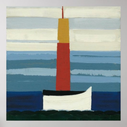 de stael le phare, 1953, Nicolas de Staël Poster (Voorkant)