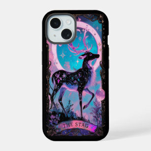 De Stag Tarot Kaart Witchy Vibes iPhone case 15 Hoesje