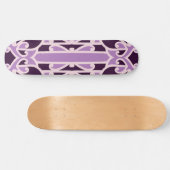 De stammen Paars Skateboard (Horizontaal)