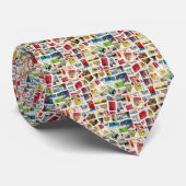 DE STAMP COLLECTOR STROPDAS (Opgerold)