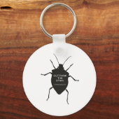 De stank overdenken (Bug) Sleutelhanger (Voorkant)