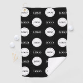 De Stap van de Logo van de douane Twee en herhaalt Golfhanddoek (Insitu)