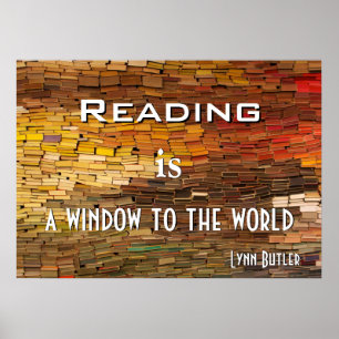 De Stapel van de Lezing van Boeken Kleurrijk Poste Poster