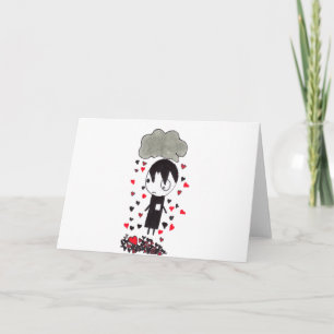 De Stapel van het hart Feestdagen Kaart