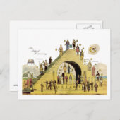 DE STAPPEN VAN DE VRIJHEID BRIEFKAART (Voorkant / Achterkant)