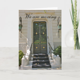 De stappen van het ingang aan een dubbele deur Wij Aankondiging