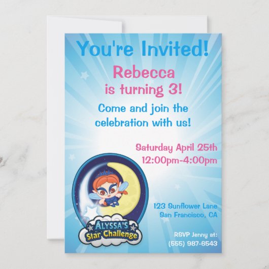 De Star Challenge van Alyssa Kaart (Voorkant)