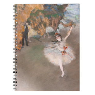 De Star Dancer op Stage Edgar Degas Ballet Notitieboek