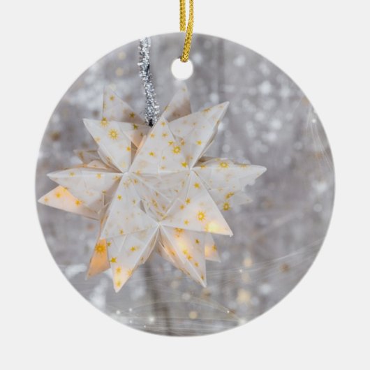"DE STAR" IN CHRISTMAS CERAMIC ORNAMENT (Voorkant)