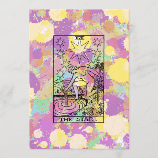 De Star Tarot Feest Uitnodiging