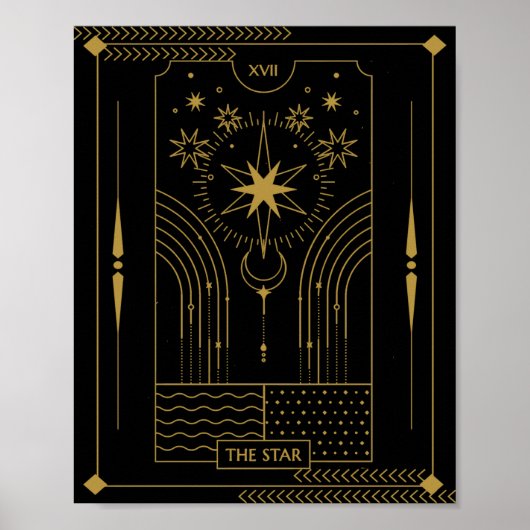 De Star tarot-kaart, Celestial Poster (Voorkant)