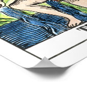 De Star Tarot-Kaart Poster (Hoek)