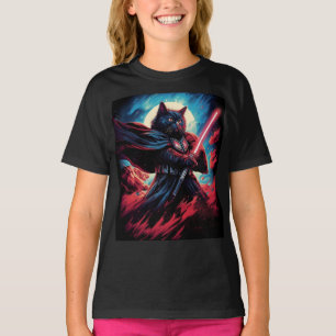 De Stardust Samurai Kosmische Kattenkrijger T-shirt
