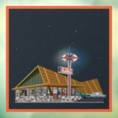 De Starlite Coffee Shop Raamsticker (Vel 3)