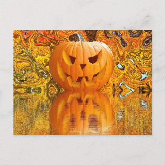 De Starry Pumpkin Briefkaart (Voorkant)