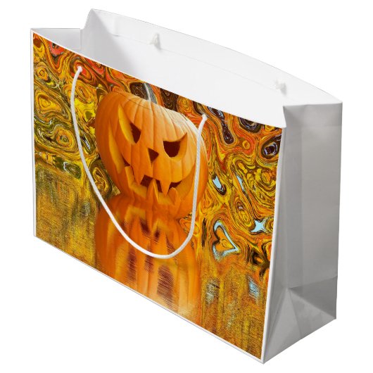 De Starry Pumpkin Groot Cadeauzakje (Achterkant Gekanteld)