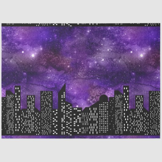 De Starry Skyline serie Design 10 Tissuepapier (Voorkant)