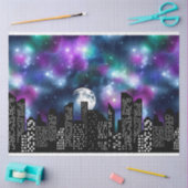 De Starry Skyline serie Design 11 Tissuepapier (Craft)