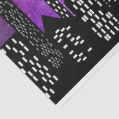 De Starry Skyline serie Design 2 Tissuepapier (Detail)