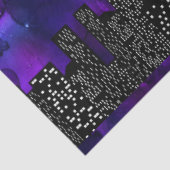 De Starry Skyline serie Design 4 Tissuepapier (Detail)