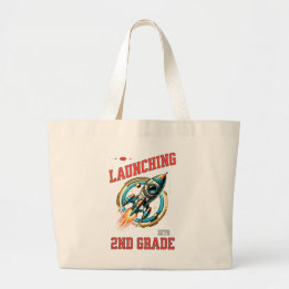 De start in het 2e leerjaar - Terug naar school Grote Tote Bag