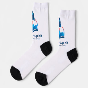 De Startup Kit Raket Logo Crew Soks Sokken
