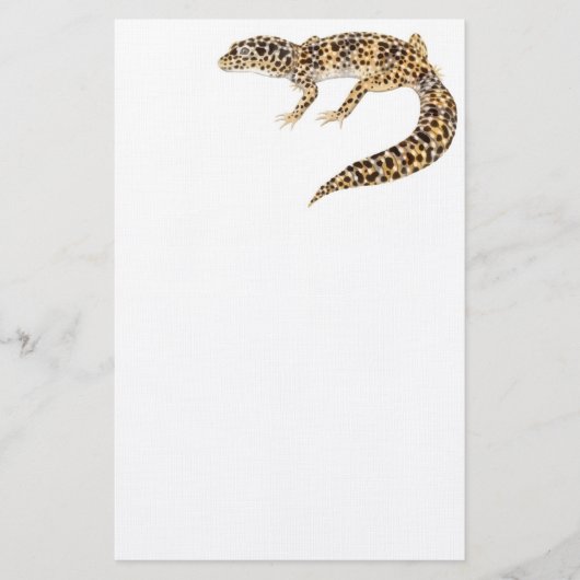 De Stationery van Leopard Gecko Briefpapier (Voorkant)