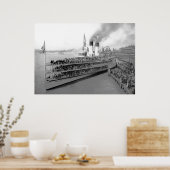 De Steamer Tashmoo Poster (Keuken)