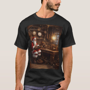 De Steampunk Workshop van de Kerstman T-shirt