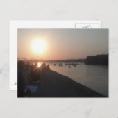 De Steden van de vierling bij Zonsondergang Briefkaart (Voorkant / Achterkant)