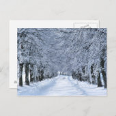 De steeg van de winter briefkaart (Voorkant / Achterkant)